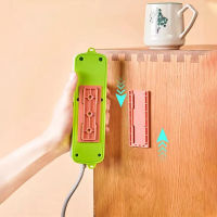 1PCS Self-Adhesive Desktop Socket Fixer Cable Power Strip Hold Wire Holder Wall-Mounted Socket Holder Home Organizer Racks Tools
