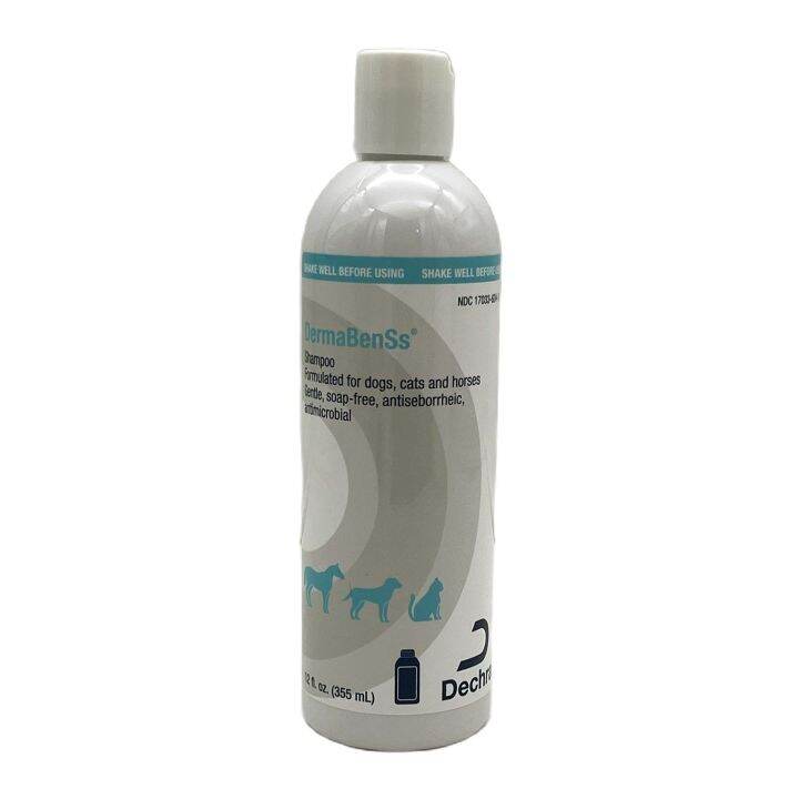 Dechra DermaBenSS Antifungal Shampoo For Dogs And Cats 355ml ...