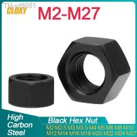 ☊☸✵  50/ 20/ 10/ 5/ 1 pcs Black Oxide Carbon Steel Metric Hex Hexagon Nuts M2 M2.5 M3 M4 M5 M6 M8 M10 M12 M14 M16 M18 M20 M22 M24 M27