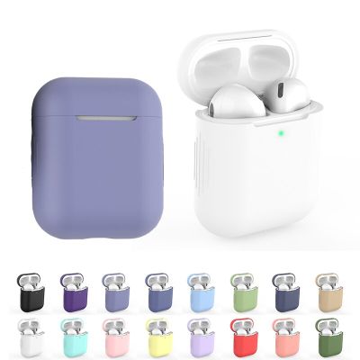 Soft Silicone Cases For Apple Airpods 1/2 Protective Wireless Earphone Cover Cute Ultra-thin For Apple Air Pods Charging Box Bag