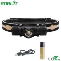 【มีของแถม】 Boruit ไฟฉายคาดหัว D20 Zoomable 1000 Lm Xm - L2 Led ไฟฉายคาดหัว ของใช้ประจำบ้าน ไฟฉายUSB เอนกประสงค์ ไฟส่องกบ ขนาดเล็กสว่างไกล อุปกรณ์แคมป์ปิ้ง ไฟฉายคาดหัว ไฟฉาย แคมป์ปิ้ง โคมไฟ