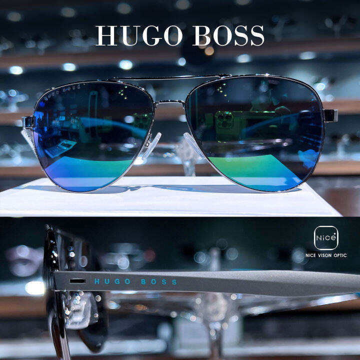 Hugo Boss 1077s Sunglasses Cermin Mata Hitam Lazada 0909