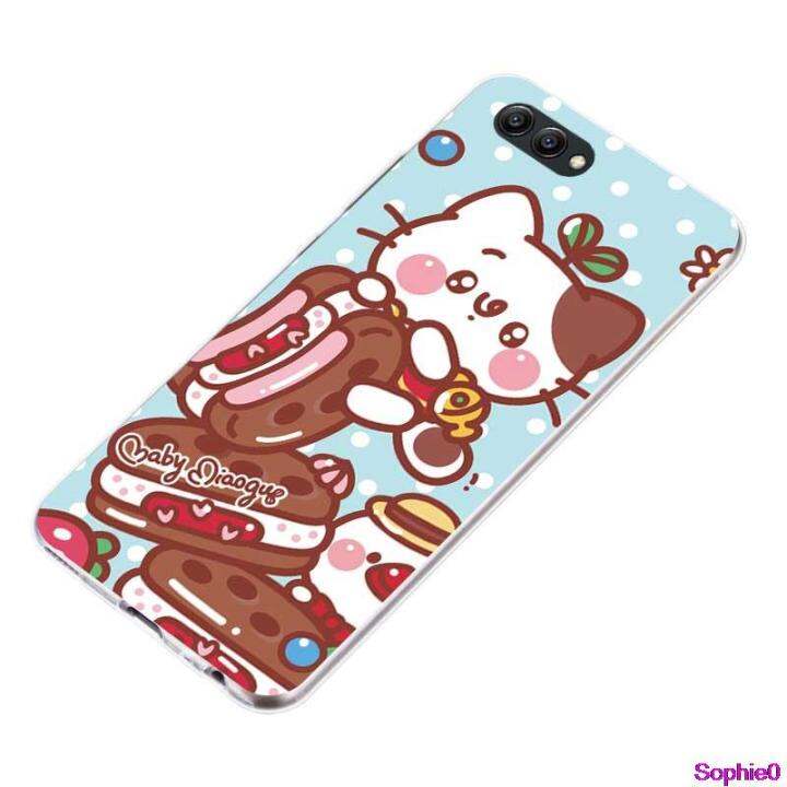 เคสน่ารักของ-soph-honor-view-10เคสสำหรับหัวเหว่ย-v10-tmgjt-เคส-tpu-ซิลิคอนนุ่มรูปแบบเคสโทรศัพท์