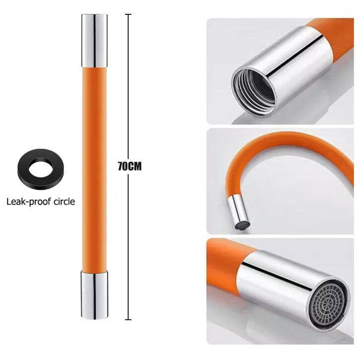 Universal Faucet Extension Hose Extender Bathroom 360° Rotation