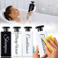 เครื่องจ่ายแชมพูอาบน้ำรีฟิล Body Wash Conditioner Dispenser ขวดสำหรับห้องน้ำสบู่คอนเทนเนอร์ขวดเปล่า