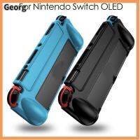 GEORG นุ่มนุ่มๆ ฝาครอบผิวสำหรับเล่นเกม ซิลิโคนทำจากซิลิโคน สำหรับ Nintendo SWITCH OLED เคสป้องกันโฮสต์ เคสป้องกันรอย ฝาครอบคอนโซลเกม