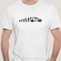 เสื้อยืด ผ้าฝ้าย พิมพ์ลาย Evolution of Ape to Range Rover L322 แฟชั่นเรโทร สําหรับผู้ชายS-5XL  W729