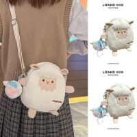 Cute childrens nylon canvas bag girl 2023 new crossbody junior high school student coin purse cartoon doll bag 【BYUE】