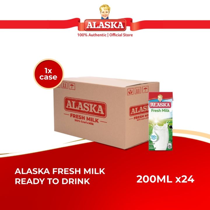 Alaska Fresh Milk 200ml Set Of 24 Lazada Ph