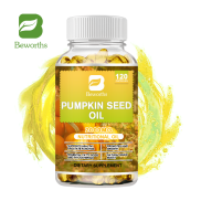 BEWORTHS Pumpkin Seed Oil Capsules 2000mg for Brain Boost Prostate Urinary