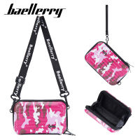 2023Baellerry New Suitcase Womens Cosmetic Bag Camouflage 7-Inch Hard Case Pressure-Proof Shoulder Crossbody Womens Bag