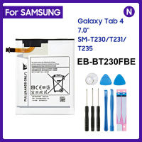 Samsung EB-BT230FBE แบตเตอรี่แท็บเล็ตของแท้4000มิลลิแอมป์ต่อ Samsung กาแล็คซี่แท็บ4 7.0 7.0 "T230 T231 T235 SM-T235 SM-T231 SM-T230