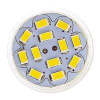 【HOT SALE】 kallidora 6W GU4 12 LEDS 5050 5730 Leds ไฟตกแต่งสวนถ้วย600LM DC12V สีขาวอบอุ่นสีขาวเย็นตกแต่ง DC 12V 10ชิ้น