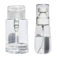 2PCS Spray Bottle60ML+Pumping Dispenser Bottle 100ML Liquid Containers Alcohols Liquid Bottle