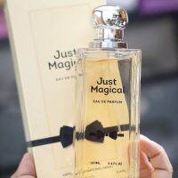 ราคาต่อขวด น้ำหอมผู้หญิง JUST MAGICAL EAU DE PARFUM 100 มล. กลิ่นของอโรม่าผสมกับกลิ่นดอกไม้นานาพรรณ ฟีลผู้หญิงร่าเริงรักอิสระ