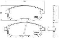 ผ้าดิสเบรคหน้า NISSAN CEFIRO A32 1994- A33 2002- TEANA J31 2004- BLUEBIRD U13 1991- 350Z Z33 2002- NTN