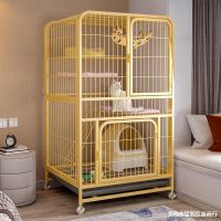 ❆ cage home indoor cat litter box climbing frame one dedicated house occupy a apartment