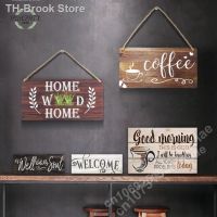 Brook Store ยินดีต้อนรับสู่ประตูบ้านไม้แผ่นป้ายอุปกรณ์เสริมกาแฟห้องนั่งเล่นDecor Garden Pub Retroแขวนป้ายตกแต่ง