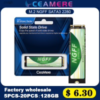 CeaMere M.2 NGFF SATAIII N53 10ชิ้น-20ชิ้น256GB M.2 Ssd 128Gb SSD 512Gb Ssd โซลิดสเตทไดรฟ์สำหรับโน็คบุคตั้งโต๊ะ Zlsfgh