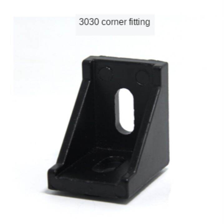 2020-corner-bracket-fitting-black-angle-aluminum-connector-2028-3030-3060-4040-4080-for-industrial-aluminum-profile