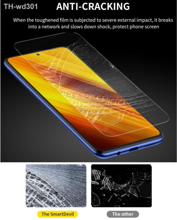 smartdevil-2pcs-tempered-glass-for-xiaomi-poco-f5-x5-pro-nfc-screen-protector-for-poco-f5-pro-5g-hd-anti-blue-ray