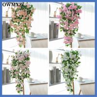 OWMXZL 10สาขา เครื่องประดับซุ้มแต่งงาน ของตกแต่งบ้าน พวงมาลัยแขวนผนัง พวงหรีดทำเอง หวายเชอร์รี่เทียม เถาดอกไม้เหมือนจริง