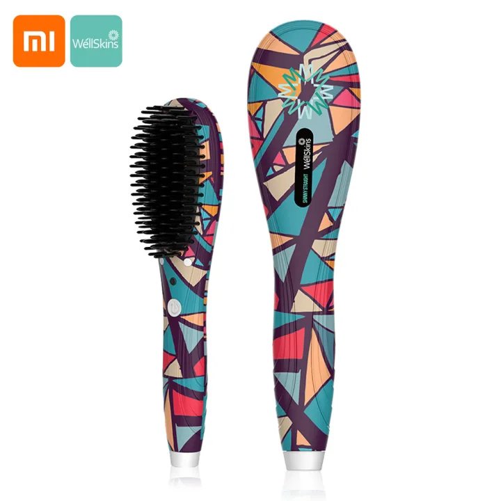 Xiaomi Youpin Wellskins WX-ZF105 Anti-scalding Comb Hair Straightening Tool  Multifunctional Hair Curler Hair Brush Electric Salon Styling Tools Curly  Hair Brush Hair Styling Tool for Women Men | Lazada Singapore