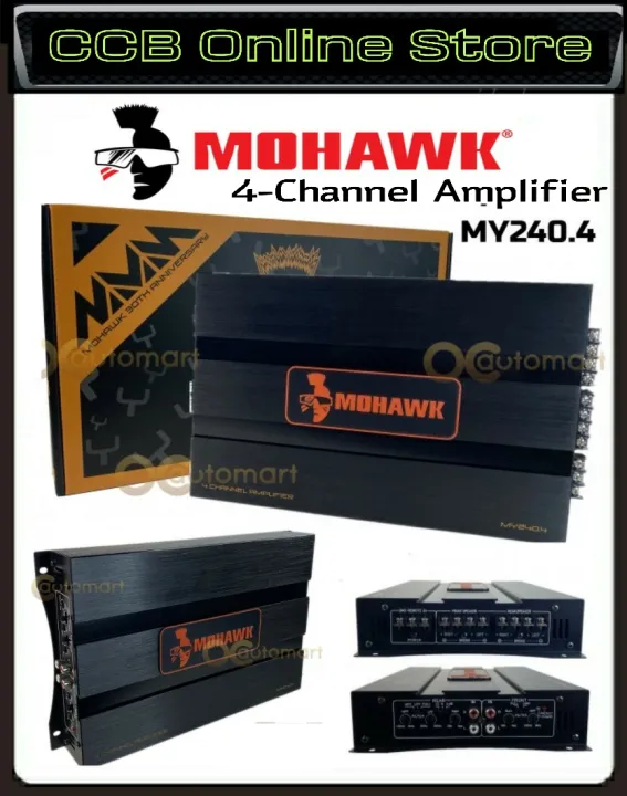 MOHAWK MY SERIES MY240.4 4Channel High Power Amplifier Power 4