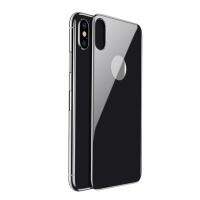 ฟิล์มกันรอยด้านหลัง ไอโฟนเอ็กซ์ หนา 0.3 มม. สีดำ 4D 0.3mm Arc Edge Full Glue Film Glass Back Protector iPhone X (5.8") Black