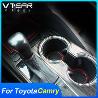 Vtear-Almohadilla De Ranura Para Puerta,Accesorios De Cubierta Antideslizante Para Interior De Coche,Piezas De Estera Prueba De Polvo Para Toyota Camry 2018 2020