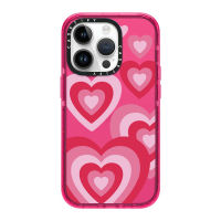 《KIKI》Original glitter CASE. TIFY Cute Phone Case for iphone 14 14plus 14pro 14promax 11 12 13promax High-end shockproof hard case cartoon doodle series Pink Heart Multicolor 2023 Official New Design Luxury Style