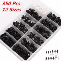 New 350pcs/lot 12Size Auto Car Push Retainer Pin Rivet Trim Clip Panel Moulding Assortments Kit