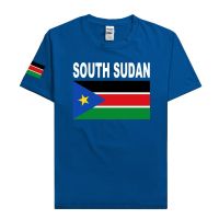 South Sudan Men T Shirt Man 2022 Jerseys Nation Team Tshirt Cotton T-Shirt Gyms Clothing Tops Tees Country Sporting Sudanese Ssd