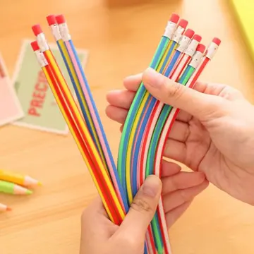 25 Pcs Soft Flexible Bendy Pencils Magic Bend Toys School Stationary  Equipment For Kids Party Bag