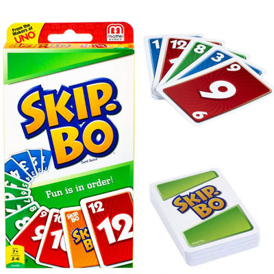 Mat Games UNO:SKIP BO Card Game Multiplayer Card Game Family Party Games Toys Kids Toy