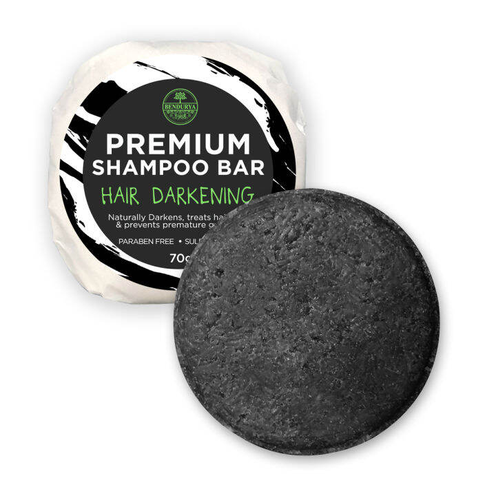 Bendurya Natural Hair Darkening Premium Shampoo Bar (70g) Lazada PH