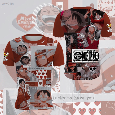 2023 New Summer Fashion One Piece 3d Anime Print Short Sleeve Casual T-shirt Unisex