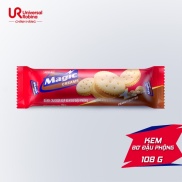 Bánh Cracker Kẹp Kem Bơ Đậu Phộng Magic Creams Peanut Butter Thanh 108g