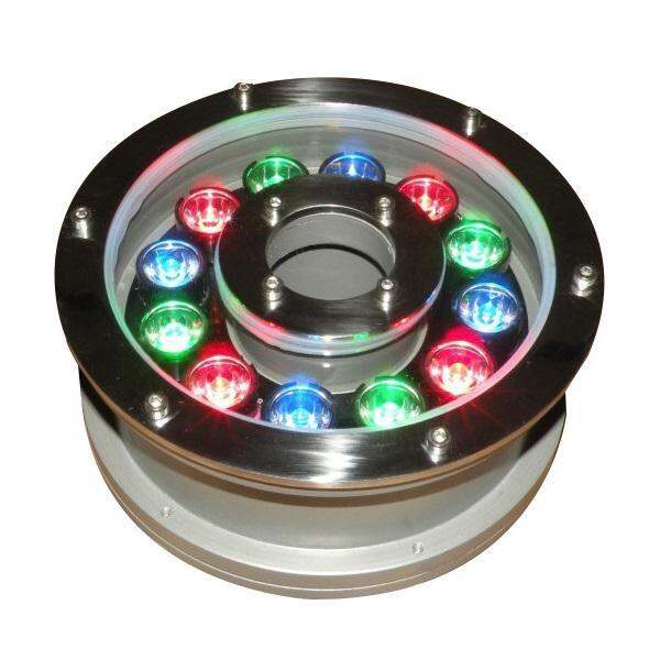 g2g-ไฟใต้น้ำ-led-12-24v-แบบวงแหวนโดนัท-พร้อมอแดปเตอร์แปลงไฟ-สี-rgb-สำหรับงานส่องใต้น้ำ-น้ำพุ-น้ำตก-สระว่ายน้ำ-บ่อน้ำ-บ่อน้ำล้น-จำนวน-1-ชิ้น