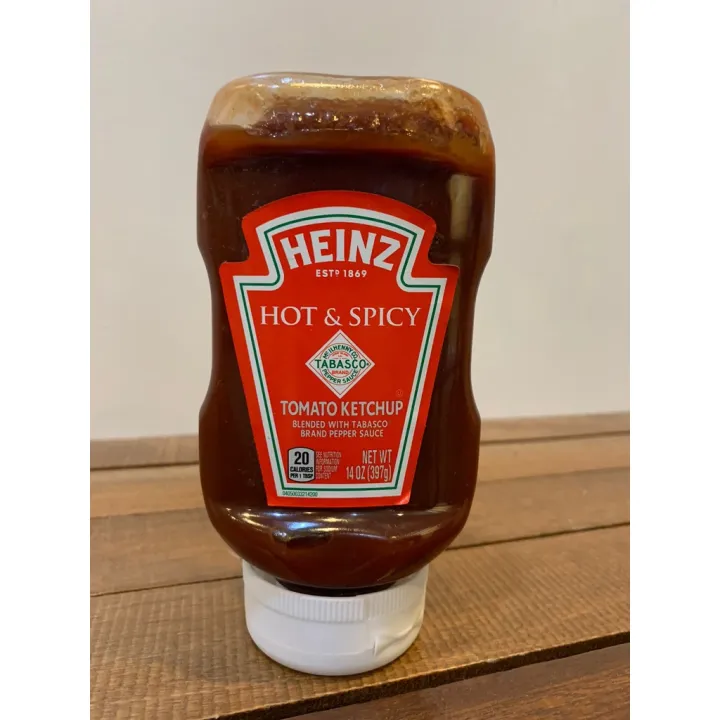 Heinz Hot & Spicy Tomato Ketchup Blended with Tabasco Pepper Sauce
