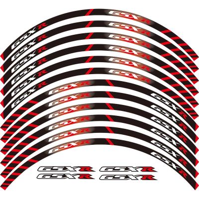 12 X Thick Edge Outer Rim Sticker Stripe Wheel Decals FIT for SUZUKI GSX-R GSXR 250 400 600 1000 750 GSXR750 GSXR1000 GSXR600