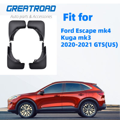 4pcs Car Mudflaps For Ford Escape mk4 Kuga mk3 2020 2021 Mud Flaps Splash Guards Mudguards Mud Flap Front Rear Fender flares