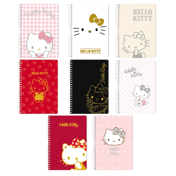 Sterling Hello Kitty Spiral Notebook 685 Set Of 8 Lazada Ph