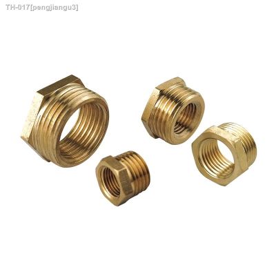 ✖ M5 1/8 1/4 3/8 1/2 3/4 1 Brass Adapter Fitting Reducing Hexagon Bush Bushing Male to Female Connector Fuel Water Gas Oil