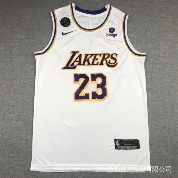 Camiseta NBA Lebron James 23 Los Angeles Lakers Blanca 2020-2021