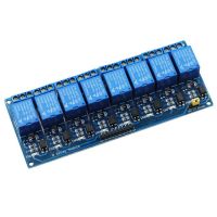 รีเลย์1/2/4/6/8 Module5 12/24V 8ช่องพร้อมออปโต้คัปเปลอร์รีเลย์เอาต์พุต1 2 4 6โมดูล8ช่องทริกเกอร์ระดับต่ำ