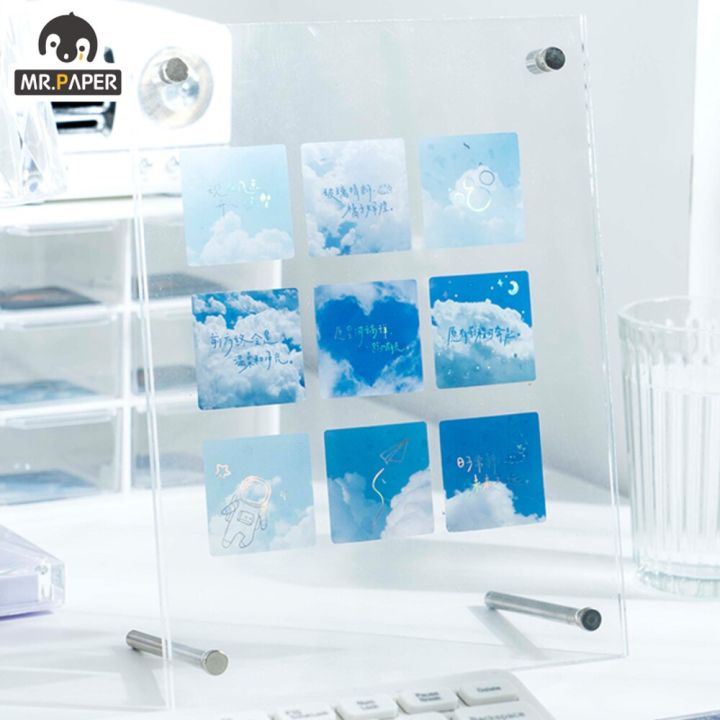 mr-paper-6-style-aesthetic-cloud-pet-sticker-creative-sky-romantic-hand-account-material-decorative-stationery-sticker