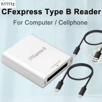 ใหม่ CFexpress Type B Card Reader USB3.1 Gen2 10Gbps Type C อะแดปเตอร์การ์ดหน่วยความจำสำหรับ Canon Nikon SLR กล้อง Z6 Z7 1DX3อุปกรณ์เสริม