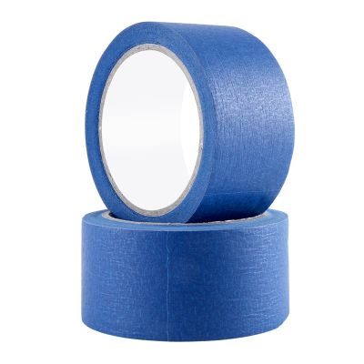 2Pcs Blue Painters Tape 2 Inches Wide,Removable Masking Tape, for House Decoration, 3D Printer, Calligraphy and Painting