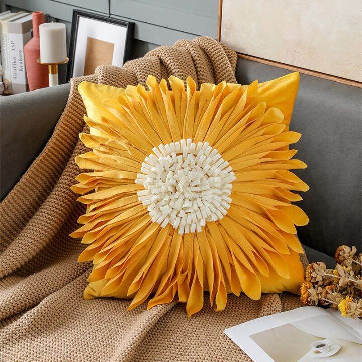 fashion-modern-style-pink-white-throw-pillows-45-45cm-velvet-stitching-3d-chrysanthemum-cushion-waist-pillow-blue-cushion-case